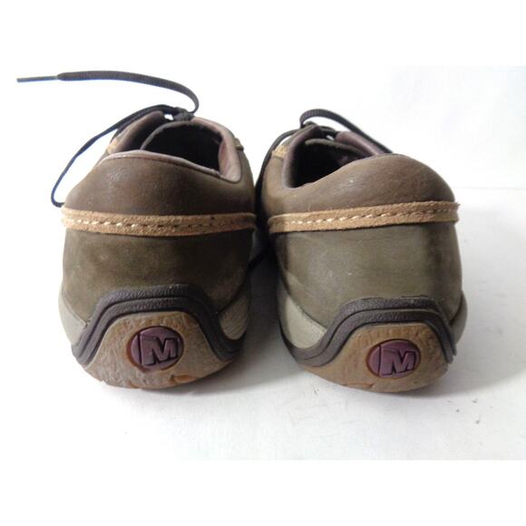 MERRELL US EUR 37.5 7M Cypress Chocolate Leather Casual Oxford Walking Shoes - Picture 6 of 7